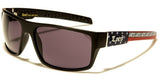 Locs Rectangular USA American Flag Wrap Around Patriotic Sunglasses