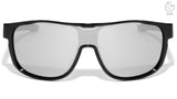 Kids Sport Slim One Piece Shield Lens Wrap Around Sunglasses