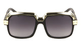 Gazelle Deluxe Square Luxury Retro Hip Hop Sunglasses