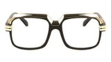 Gazelle Deluxe Square Luxury Retro Hip Hop Sunglasses