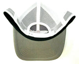 Keeper Fish USA Grey White Mesh Trucker Snapback Fishing Hat Cap Curved Bill