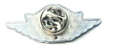 Black & Silver Air Jordan Jumpman Wing Logo Lapel Pin