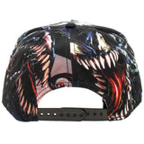 Venom Rubber Logo Sublimated All Over Print Snapback