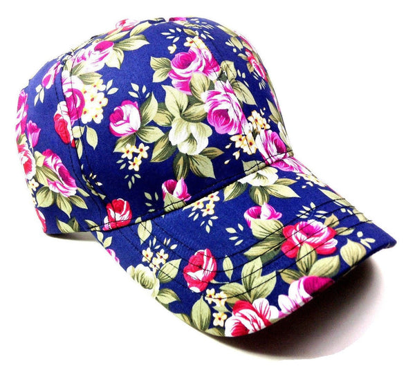 Crown Floral Hawaiian Print Sublimated Dad Hat