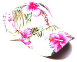 Crown Floral Hawaiian Print Sublimated Dad Hat