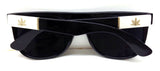 Square Classic Marijuana Weed Leaf Retro Sunglasses