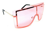 Arctic XL Large Oversized One Piece Mono Lens Shield Futuristic Sunglasses