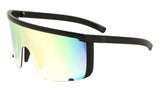 Montego Bay One Piece Mono Lens Shield Wrap Around Sunglasses