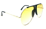 Vegas Classic Outdoorsman Retro Pilot Shield Aviator Sunglasses