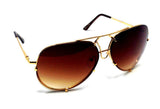 Retro Turbo Floating Lens Luxury Aviator Sunglasses
