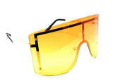 Arctic XL Large Oversized One Piece Mono Lens Shield Futuristic Sunglasses