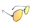 Metal Wire Frame Round Aviator Sunglasses