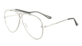Classic Outdoorsman Retro Pilot Shield Aviator Sunglasses