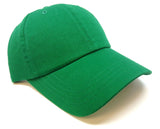 Solid Plain Blank Cotton Twill Adjustable Curved Bill Dad Hat