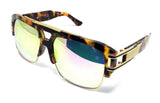 Gazelle B-Boy Hip-Hop Oversized Retro Square Luxury Aviator Sunglasses