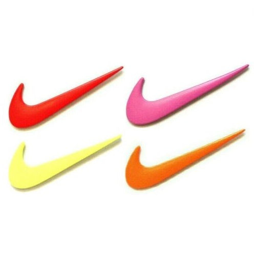 Metal Nike Logo Swoosh Check Mark 2 Piece Lapel Piece Set
