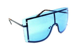Arctic XL Large Oversized One Piece Mono Lens Shield Futuristic Sunglasses