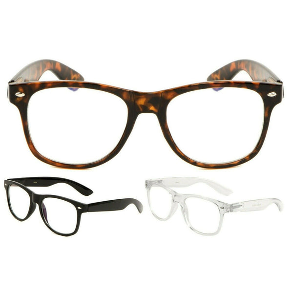 Blue Light Blocking Filter Lenses Anti Fatigue Computer Classic Square Glasses