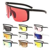 Montego Bay One Piece Mono Lens Shield Wrap Around Sunglasses