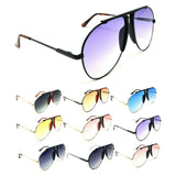 Vegas Classic Outdoorsman Retro Pilot Shield Aviator Sunglasses