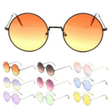 XL Oversized Round John Lennon Classic Circle Lens Sunglasses