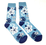 Fine Fit Casual Novelty Pattern Knit Crew Socks