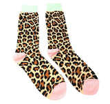 Fine Fit Casual Novelty Pattern Knit Crew Socks
