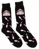 Fine Fit Casual Novelty Pattern Knit Crew Socks