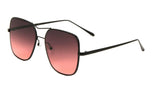 Oversized Brow Bar Square Aviator Sunglasses
