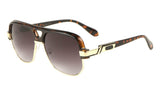 Gazelle Wise Guy Hip-Hop Oversized Retro Square Luxury Aviator Sunglasses