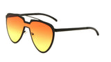 Cleopatra XL Womens Oversized Shield Aviator One Piece Lens Sunglasses