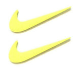 Metal Nike Logo Swoosh Check Mark 2 Piece Lapel Piece Set
