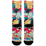 Disney The Muppets Premium Sublimated All Over Print Crew Socks