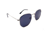 Metal Wire Frame Round Aviator Sunglasses