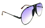 Vegas Classic Outdoorsman Retro Pilot Shield Aviator Sunglasses