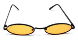 Slim Elliptical Oval Luxury Hippie Classic Sunglasses