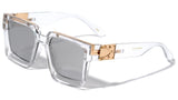Royale Oversized Thick Bold Square Classic Retro Luxury Sunglasses