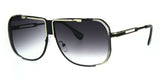 Gazelle Turbo Square Oversized Hip Hop Aviator Luxury Sunglasses
