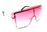 Arctic XL Large Oversized One Piece Mono Lens Shield Futuristic Sunglasses