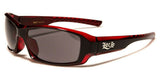 Locs Rectangular Slim Wrap Around Retro Chopper Sunglasses