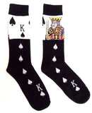 Fine Fit Casual Novelty Pattern Knit Crew Socks