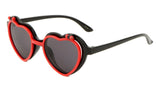 Kids Youth Girls Heart Shaped Cute Flip Up Sunglasses