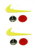 Metal Nike Logo Swoosh Check Mark 2 Piece Lapel Piece Set