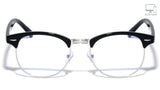 Blue Light Blocking Filter Lenses Anti Fatigue Computer Horn Rimmed Square Glasses