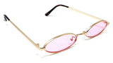 Slim Elliptical Oval Luxury Hippie Classic Sunglasses