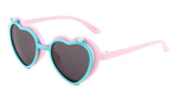 Kids Youth Girls Heart Shaped Cute Flip Up Sunglasses