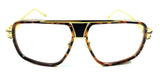 Gazelle Tycoon Hip Hop Square Luxury Aviator Sunglasses