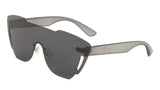 Sobe Rimless Shield Mono One Piece Lens Futuristic Sunglasses