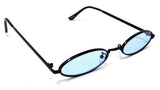 Slim Elliptical Oval Luxury Hippie Classic Sunglasses