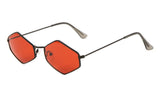 Slim Classic Hexagon Luxury Geometric Sunglasses